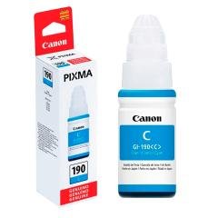 Botella de Tinta Canon GI-190 Cian para Impresora Pixma