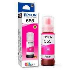 Botella de Tinta Epson 555 Magenta para Impresora EcoTank
