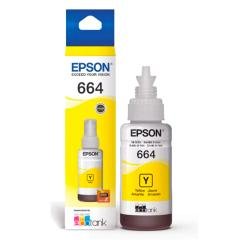 Botella de Tinta Epson 664 Amarillo para Impresora EcoTank