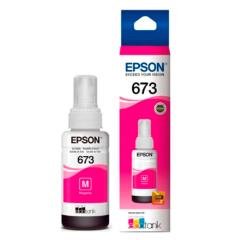 Botella de Tinta Epson 673 Magenta para Impresora EcoTank