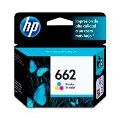 Cartucho de Tinta HP 662 Tricolor para Impresora Deskjet
