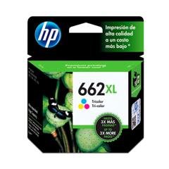 Cartucho de Tinta HP 662XL Tricolor para Impresora Deskjet