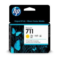 Cartucho de Tinta HP 711 Amarillo para Impresora Designjet