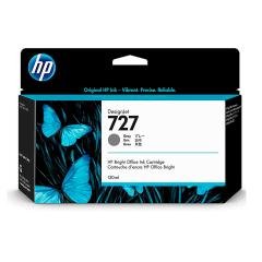 Cartucho de Tinta HP 727 130ml Gris para Impresora Designjet